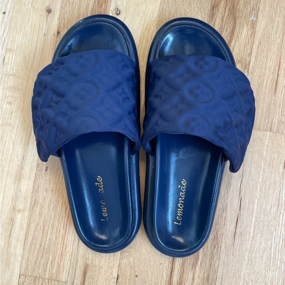 lemonade Shoes - Pillow Velcro Slides